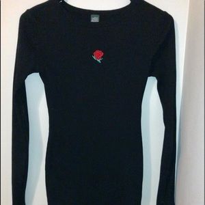 Wild fable black long sleeve dress